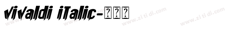 vivaldi italic字体转换